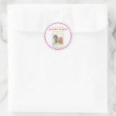 Snoep Bewaar de datum Sticker met foto (Tas)