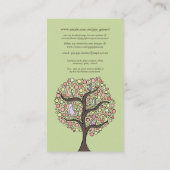 Snoep Bird Tree Online Store Business Profile Card Visitekaartje (Achterkant)