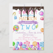 Snoep Birthday Kaart (Voorkant)