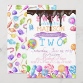 Snoep Birthday Kaart (Voorkant / Achterkant)