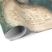  Snoep, bladeren en sierogen, kerstmis Cadeaupapier (Rol Hoek)