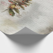  Snoep, bladeren en sierogen, kerstmis Cadeaupapier (Hoek)