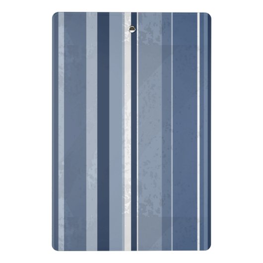 Snoep blauwe strepen mini klembord (Achterkant)