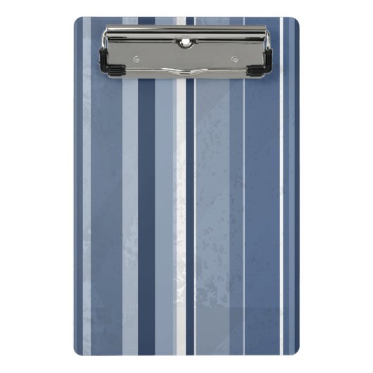 Snoep blauwe strepen mini klembord (Voorkant)