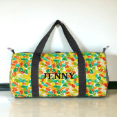 Snoep bonen geel veelkleurig op witte achtergrond plunjezak