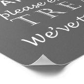 Snoep-boog-bord - taart-ontwerp poster (Hoek)