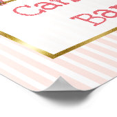 Snoep borden met bruiloft poster (Hoek)