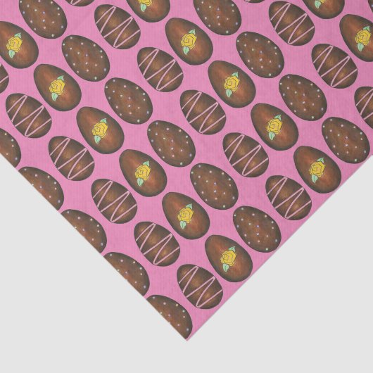 Snoep botercrème paaseieren chocolade-eieren tissuepapier (Detail)