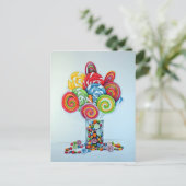 Snoep Briefkaart (Staand voorkant)