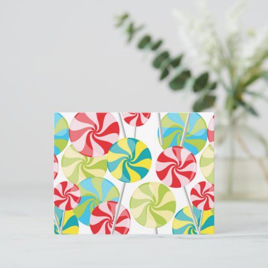 Snoep Briefkaart (Staand voorkant)