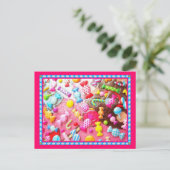 snoep briefkaart (Staand voorkant)