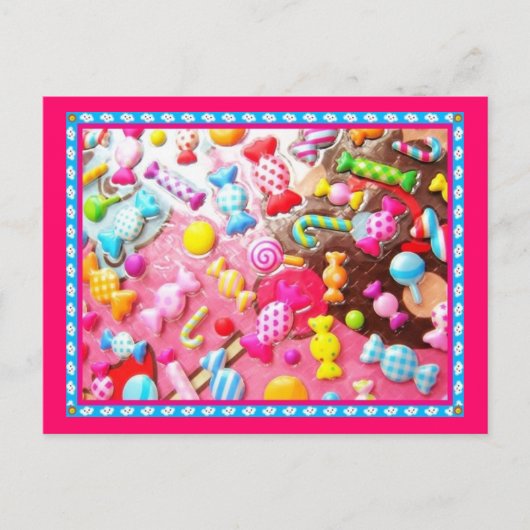 snoep briefkaart (Voorkant)