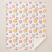 Snoep Bubbles Sherpa Blanket Deken (Voorkant)