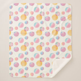 Snoep Bubbles Sherpa Blanket Deken