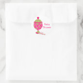 Snoep Buffet Baby shower Envelope Seal Ronde Sticker (Tas)