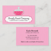 Snoep Buffet en dessert Bars Visitekaartje (Voorkant / Achterkant)