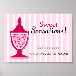 Snoep Buffet en dessert Table Poster