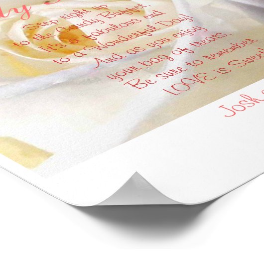 Snoep Buffet Poster (Hoek)