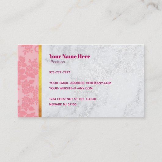 Snoep Buffet Slogans Visitekaartjes (Achterkant)