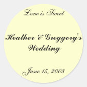 Snoep Buffet Sticker (Voorkant)