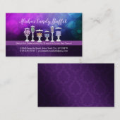 Snoep Buffet Visitekaartjes (Voorkant / Achterkant)