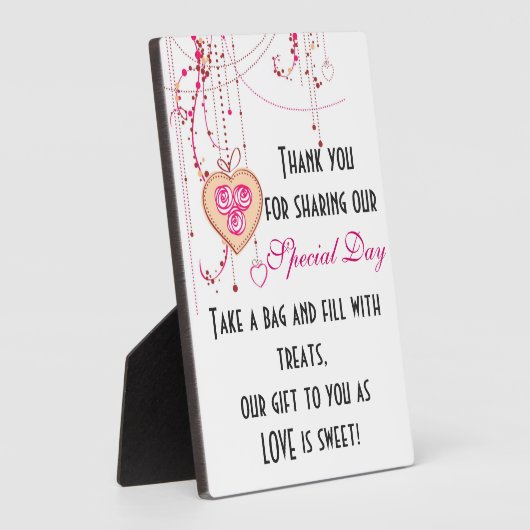 Snoep Buffetteken Fotoplaat (Zijkant)