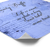 Snoep Buffetteken Poster (Hoek)