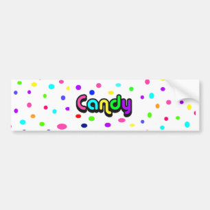 Snoep-bumpersticker Bumpersticker