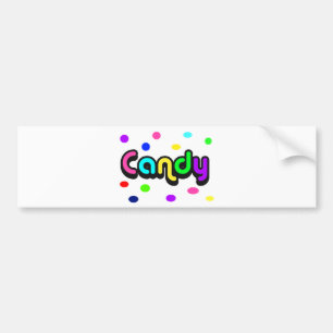 Snoep-bumpersticker Bumpersticker