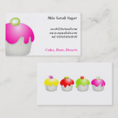 Snoep Buns, Miss Sarah Sugar, Visitekaartje (Voorkant / Achterkant)