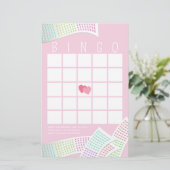 Snoep Buttonnen Sweet Bingo Briefpapier (Staand voorkant)