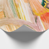 Snoep cadeauomslag 70-jarige zomer cadeaupapier (Hoek)