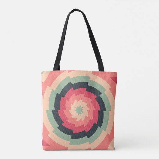 Snoep caleidoscoop tote bag (Achterkant)