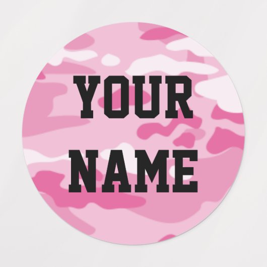 Snoep Camo Circle kleding labels (Design 1)