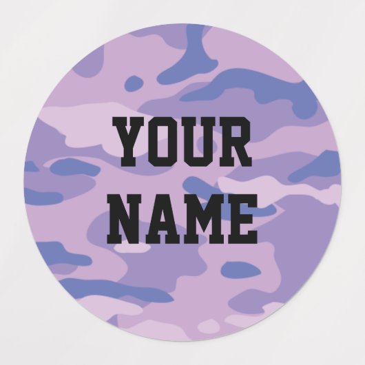 Snoep Camo Circle Zelfklevend waterdicht label (Design 2)