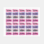 Snoep Camo rechthoekige kledinglabels Labels (Vel)