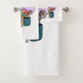 Snoep cartoon illustratie bad handdoek (Insitu)