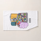 Snoep cartoon illustratie bad handdoek (Handdoek)