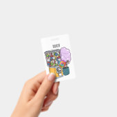 Snoep cartoon illustratie badge (Handheld)