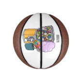 Snoep cartoon illustratie basketbal (Verticaal)