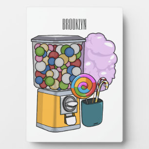 Snoep cartoon illustratie fotoplaat