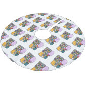 Snoep cartoon illustratie kerstboom rok (Gekanteld)