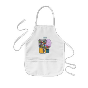 Snoep cartoon illustratie kinder schort