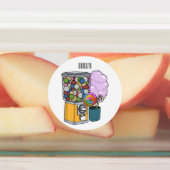 Snoep cartoon illustratie labels (Aangebracht)