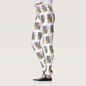 Snoep cartoon illustratie leggings (Links)