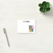 Snoep cartoon illustratie post-it® notes (Kantoor)