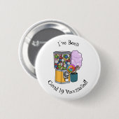 Snoep cartoon illustratie ronde button 5,7 cm (Voorkant /achterkant)