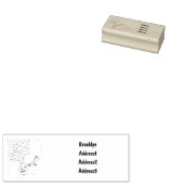 Snoep cartoon illustratie rubberstempel (Gestempeld)