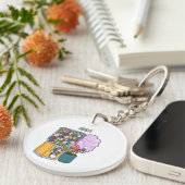 Snoep cartoon illustratie sleutelhanger (Voorkant Rechts)