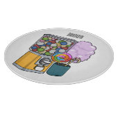 Snoep cartoon illustratie snijplank (Hoek)